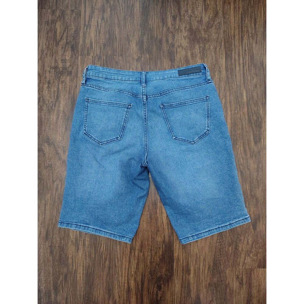 Calvin Klein Blue Denim Bermuda Shorts - Picture 3 of 5